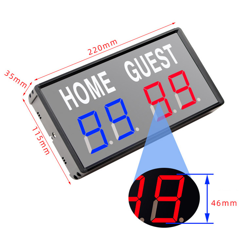 Portable 4 Digit LED Scoreboar - Table Tennis Score review and price