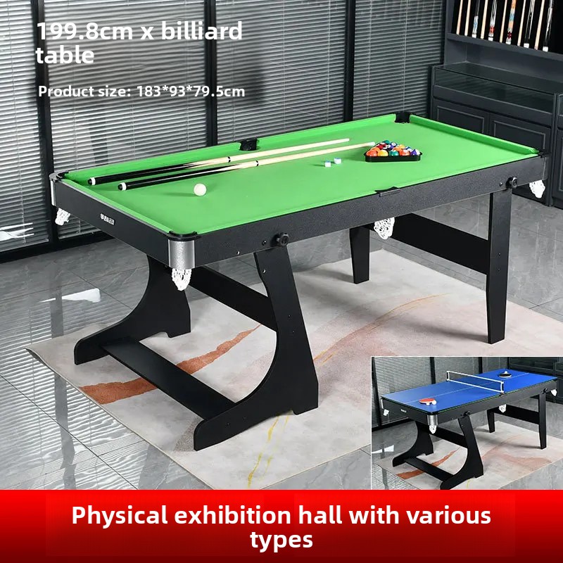 6ft 1.8m Folding Pool Table, 3 - Table Tennis For Kids review and price