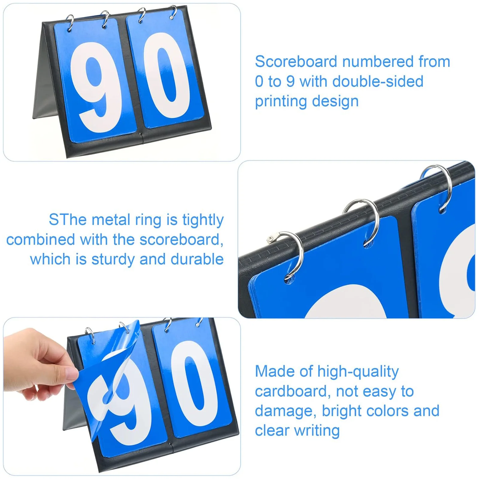 2 Pcs Scoreboard Flipper - 2 D - Table Tennis Score review and price